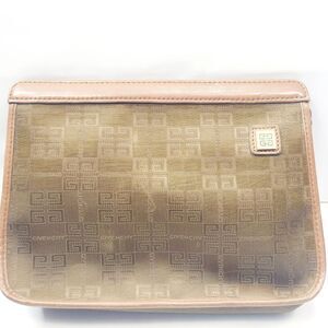 Givenchy Canvas Leather Clutch Bag